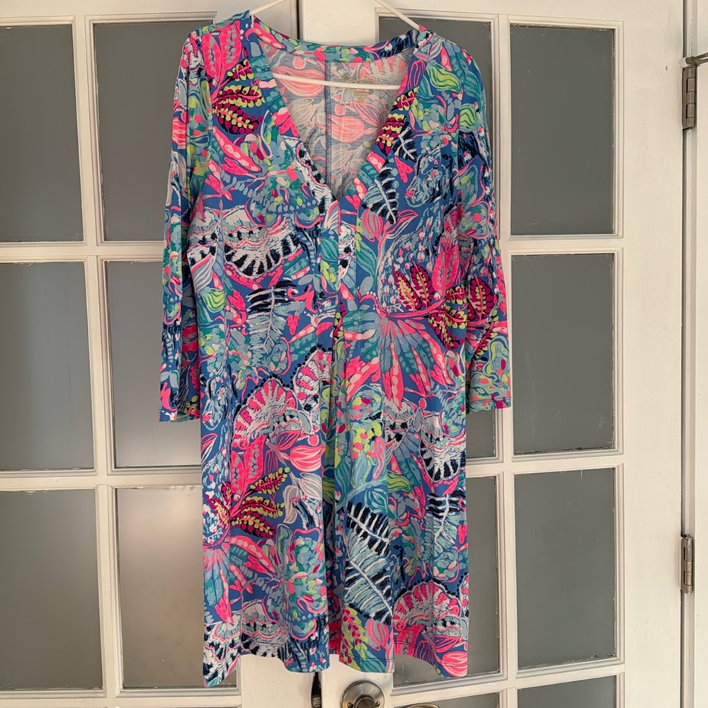 Lilly Pulitzer, Amina Fantasy Garden Dress, large